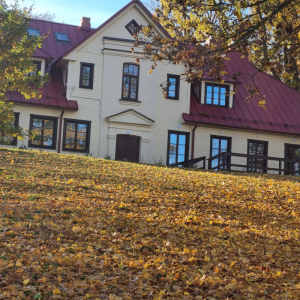 Dignājas muiža no Daugavas puses